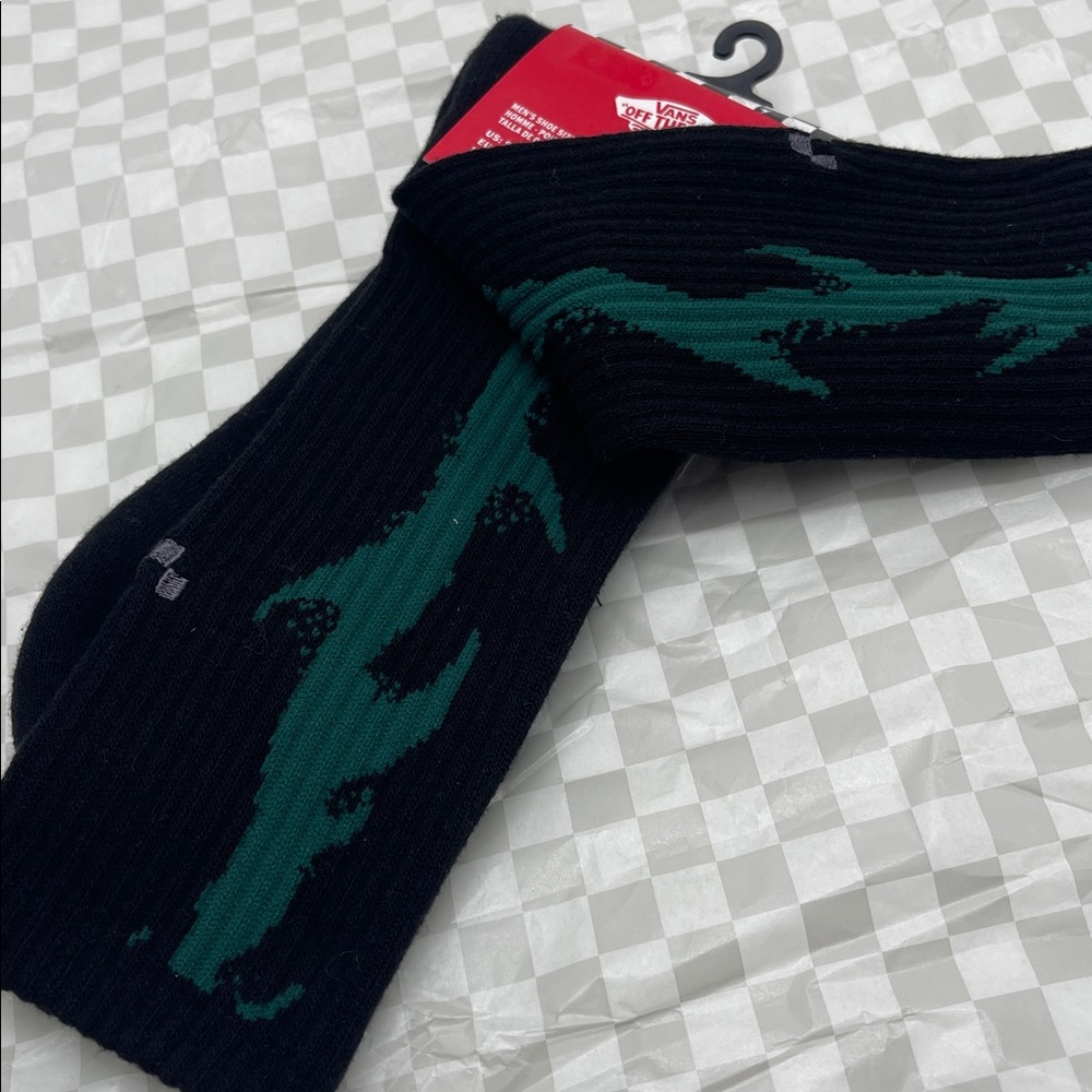 Vans Skate Thorn Crew Socks (1 pair)
with a ribbed cuff cushioning for comfort - Picture 15 of 16